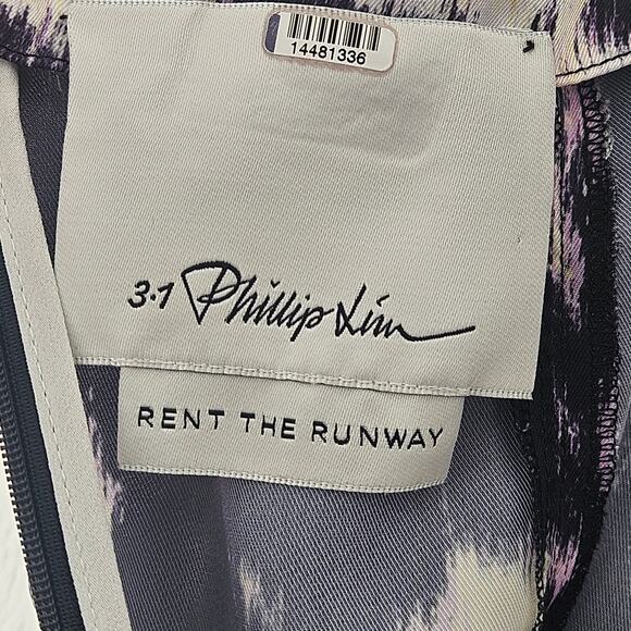 3.1 Phillip Lim x RTR Abstract Daisy Layered Skirt with Slit Size 4 - Picture 13 of 14